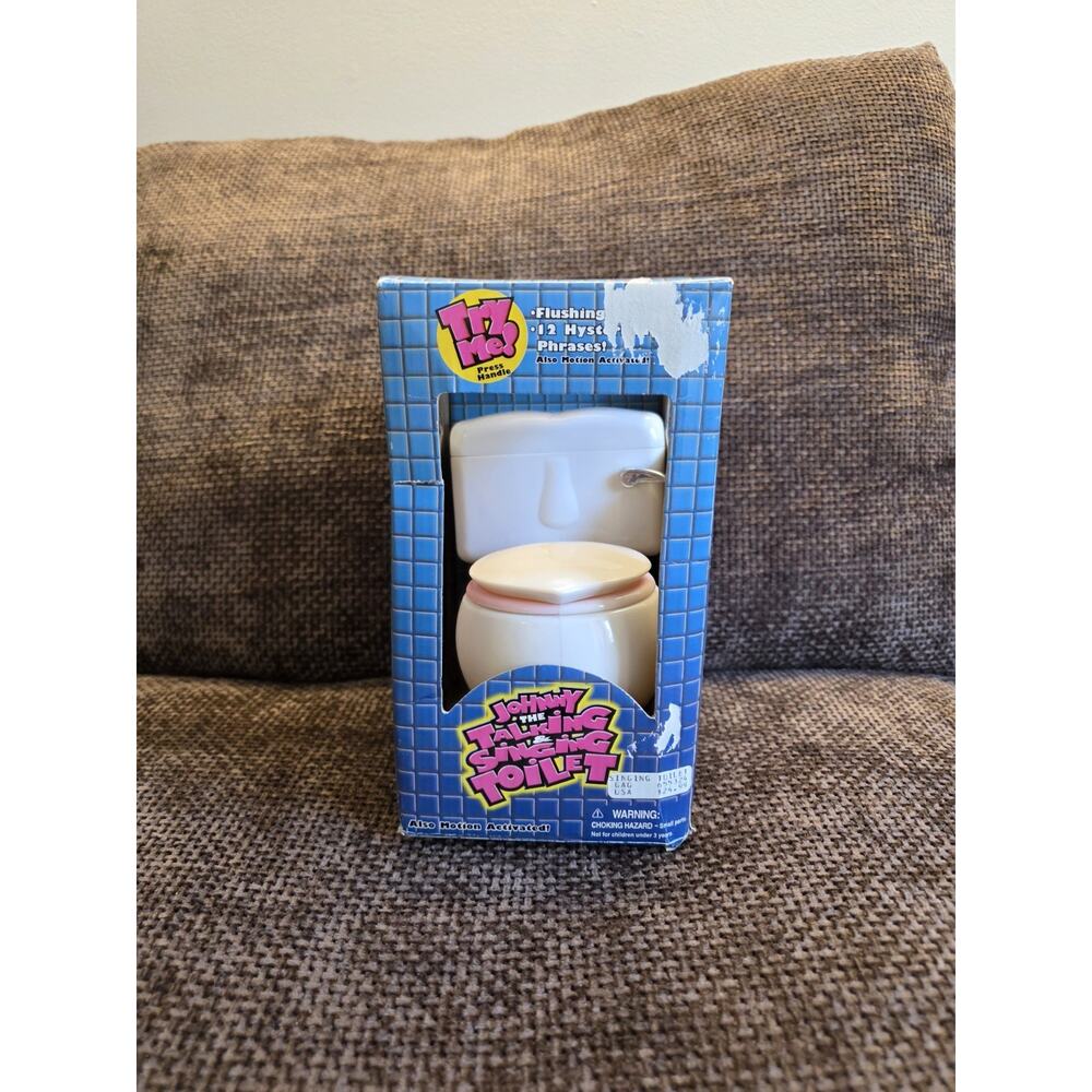 Johnny The Talking Singing Toilet By Gemmy Industries WORKING CONDITION!